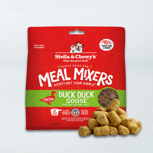 Stella & Chewy's Freeze Dried Meal Mixers Dog Food - Duck Duck Goose - 18oz Bag