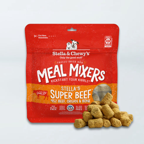 Stella & Chewy's Freeze Dried Meal Mixers Dog Food - Super Beef - 3.5oz Bag