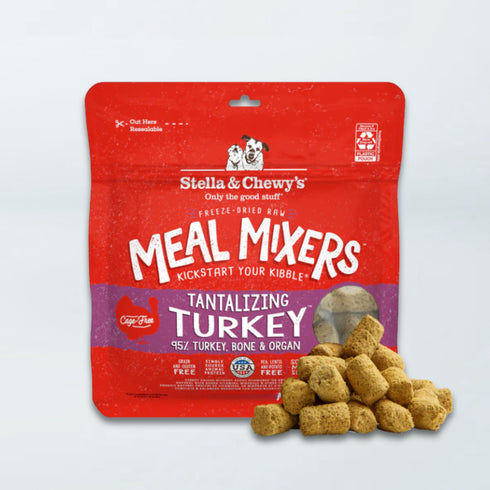 Stella & Chewy's Meal Mixers Dog Food - Tantalizing Turkey - 18oz Bag