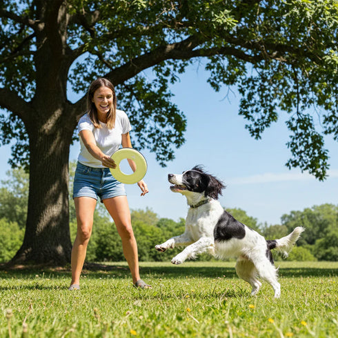 Olly Dog Mini Super Flyer Dog Flying Disc - Sol