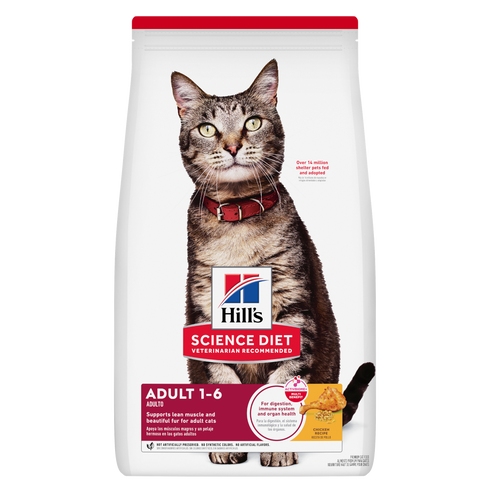 Hill's Science Diet Adult 1-6 Dry Cat Food - Chicken - 7lb Bag