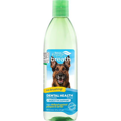 Tropiclean Fresh Breath Digestive Support Dental Health Solution 16oz - Poudre Pet and Feed Supply