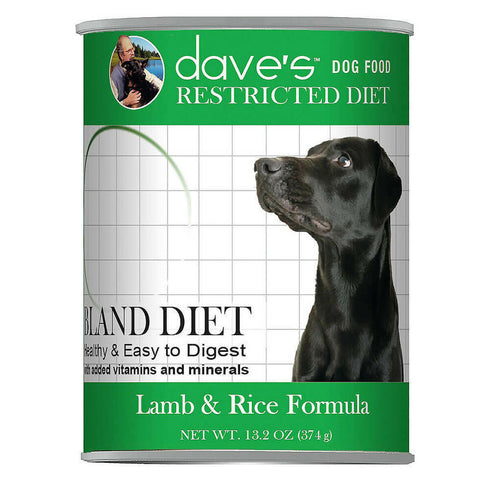 Dave's Pet Food Restricted Diet Bland Lamb and Rice Formula 13oz - Poudre Pet and Feed Supply