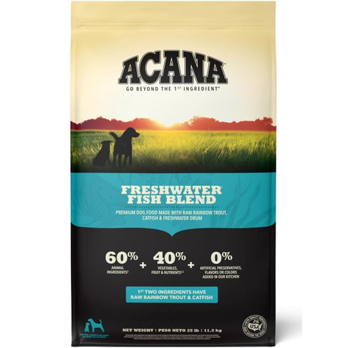 Acana Heritage Freshwater Fish Dry Dog Food 4.5lb - Poudre Pet and Feed Supply
