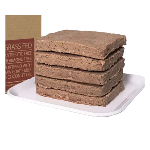 Steve's Real Food Frozen Raw Dog Food - 8oz Beef Patties - 14lb Box