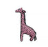 Tuffy's Zoo Series Dog Toy - Pink Giraffe Geraldine