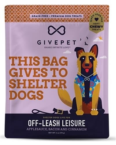 GivePet Off-Leash Leisure Dog Treats 6 oz