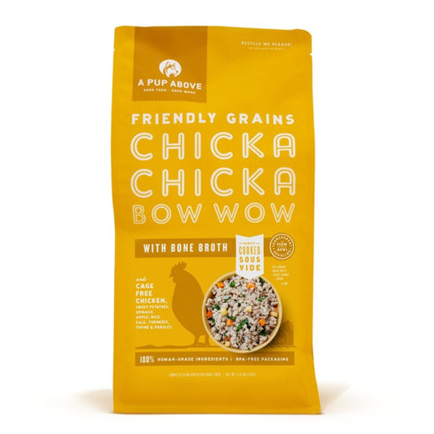 A Pup Above Frozen With Grains Chicka Chicka Bow Wow Dry Dog Food 7lb Poudre Pet & Feed Supply