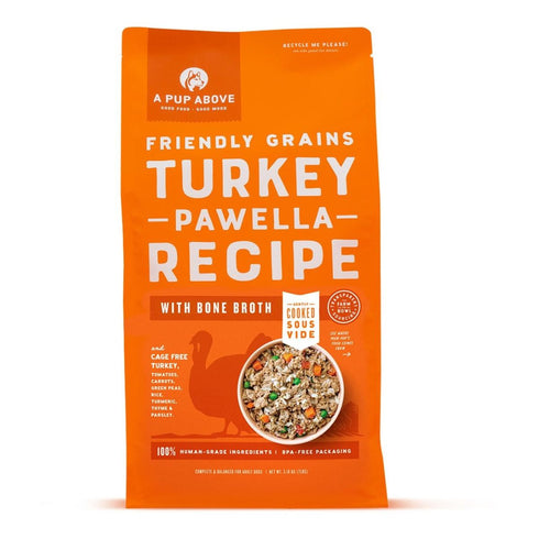 A Pup Above Frozen With Grains Turkey Pawella Dry Dog Food 7lb Poudre Pet & Feed Supply