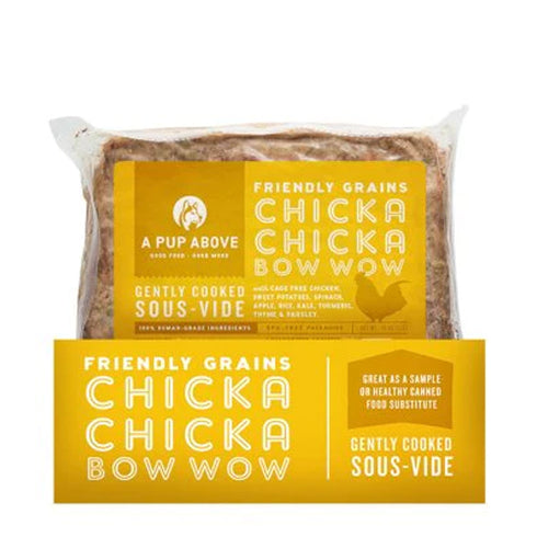 A Pup Above Chicka Chicka Bow Wow Frozen Dog Food 1LB - Poudre Pet and Feed Supply