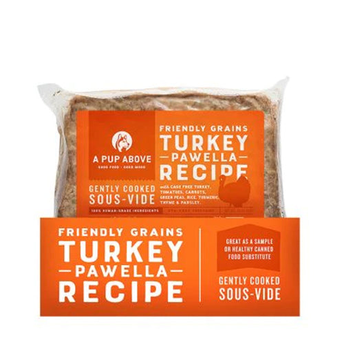 A Pup Above Turkey Pawella Frozen Dog Food 1LB - Poudre Pet and Feed Supply