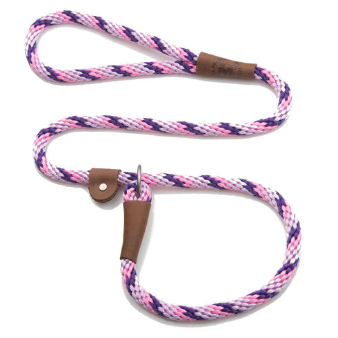 Mendota Products Dog Slip Leash 1/2" X 6' Pink Chocolate - Poudre Pet and Feed Supply