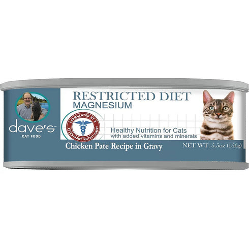 Dave's Pet Food Low Magnesium Chicken Canned Cat Food 5.5oz - Poudre Pet and Feed Supply