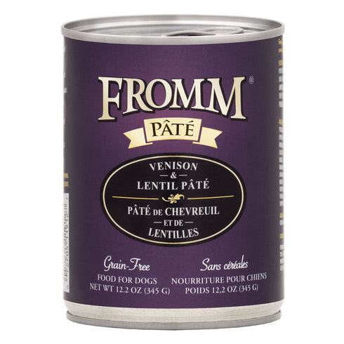 Fromm Venison & Lentil Pate Dog Food 12.2oz - Poudre Pet and Feed Supply
