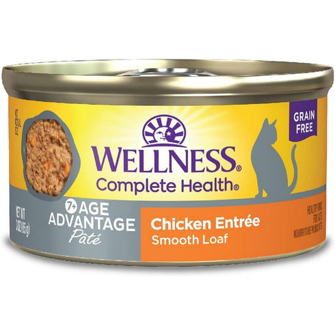 Wellness Complete Health Age Advantage Pate 7+ Chicken Cat Food 3oz - Poudre Pet and Feed Supply