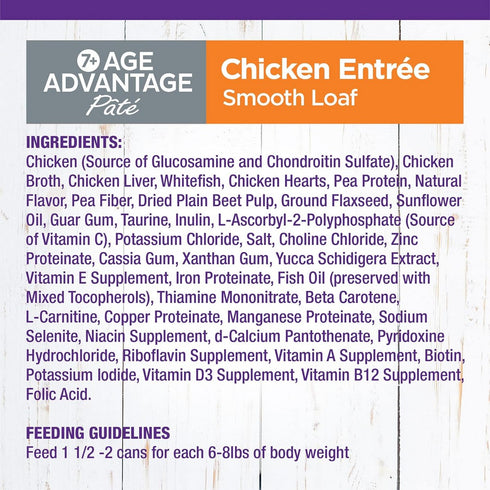 Wellness Complete Health Age Advantage Pate 7+ Chicken Cat Food 3oz - Poudre Pet and Feed Supply
