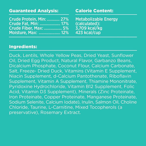 Bixbi Pet Rawbble Duck Dry Dog Food 4lb - Poudre Pet & Feed Supply 4