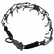 Herm. Sprenger Black Stainless Ultra-Plus Dog Prong Training Collar with ClicLock 18" poudrefeed.com