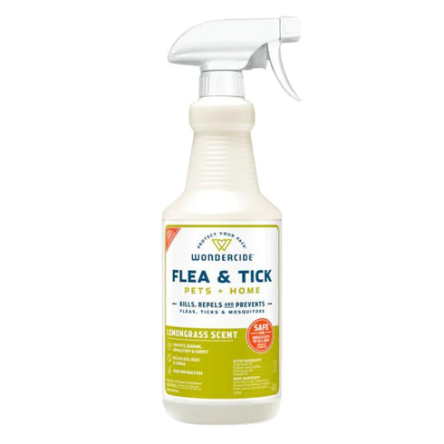 Wondercide Lemongrass Flea & Tick Spray For Pets 16oz - Poudre Pet and Feed Supply