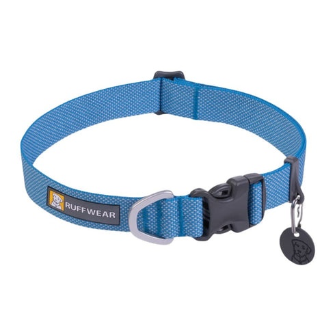 RuffWear Hi & Light Lightweight Dog Collar 11-14" Blue Dusk - Poudre Pet & Feed Supply