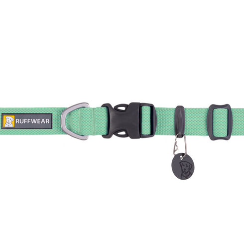 RUFFWEAR Hi & Light Lightweight Dog Collar, Sage Green, 14"-20" - Poudre Pet and Feed Supply