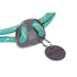 RuffWear Knot-a-Collar Rope Dog Collar 14-20" Aurora Teal Poudre Pet & Feed Supply 2