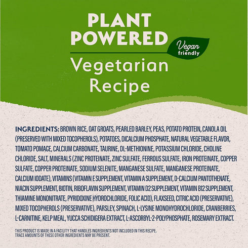 Natural Balance Vegetarian Dry Dog Food 12lb - Poudre Pet and Feed Supply