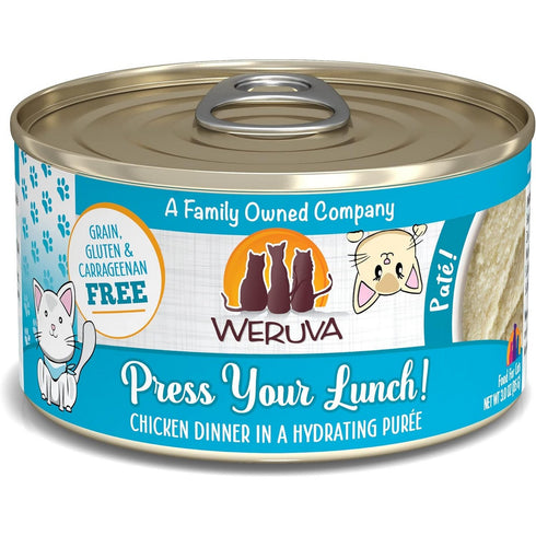 Weruva Press Your Lunch! Chicken Hydrating Puree Canned Cat Food 3oz - Poudre Pet and Feed Supply