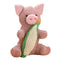 PatchWork Pet Maizey The Pig 15" Dog Toy Poudre Pet & Feed Supply