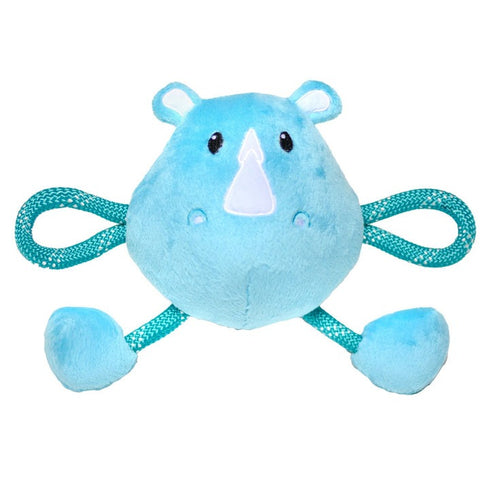 PatchWork Pet Rhambo The Rhino 8" Dog Toy Poudre Pet & Feed Supply