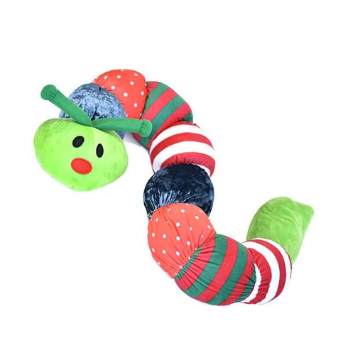 PatchWork Pet Holiday Ornaments Caterpillar 43" Dog Toys Poudre Pet & Feed Supply 3