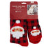 Pearhead Buffalo Check Santa Human and Dog Sock Set - Poudre Pet & Feed Supply 4