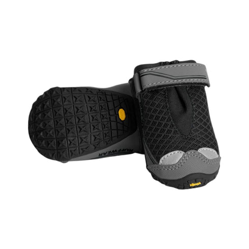 RuffWear Grip Trex Dog Boots 2.00 Obsidian Black Poudre Pet & Feed Supply