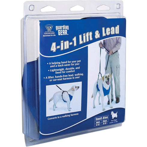 Guardian Gear Nylon Lift & Lead 4-in-1 Dog Harness Large Blue - Poudre Pet & Feed Supply 5