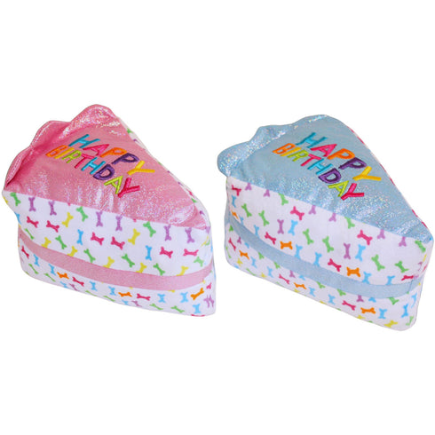 Multipet Birthday Cake Slice Dog Toy - Poudre Pet and Feed Supply