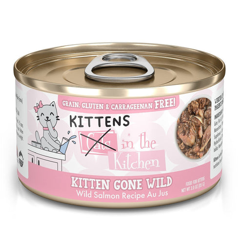 Weruva Kitten Gone Wild Salmon Wet Cat Food 3oz - Poudre Pet and Feed Supply
