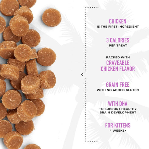 Tiki Cat Baby Soft & Chewy Mini Treats Chicken Flavor 2oz Poudre Pet & Feed Supply 5