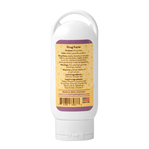 Lucky Pup SPF 40 Natural Sunscreen Lotion - Poudre Pet and Feed Supply