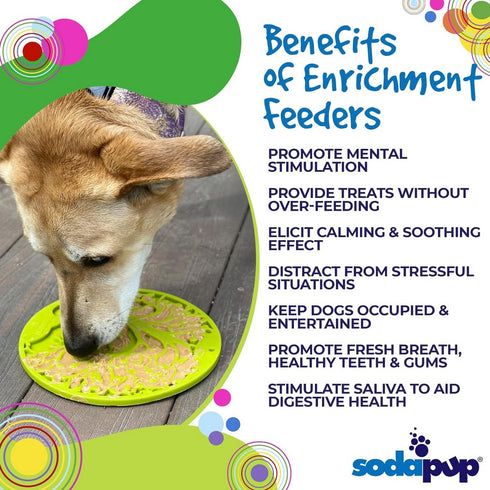 SodaPup eMat Tree Of Life Lick Mat with Suction Cups - Poudre Pet and Feed Supply