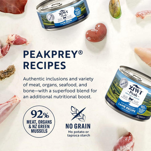 Ziwi Peak Lamb Recipe Wet Cat Food 3oz - Poudre Pet and Feed Supply