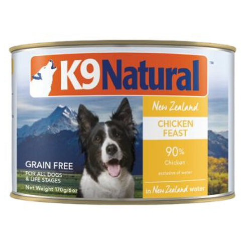 K9 Natural Chicken Feast Canned Dog Food 6oz - Poudre Pet and Feed Supply