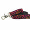 2Hounds Design Wild Kitty Pink Velvet Dog Leash 6' - Poudre Pet & Feed Supply
