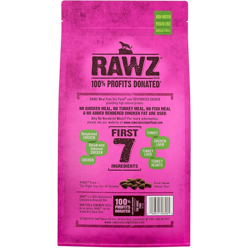 Rawz Chicken Turkey Dry Cat Food 3.5lb - Poudre Pet & Feed Supply 2