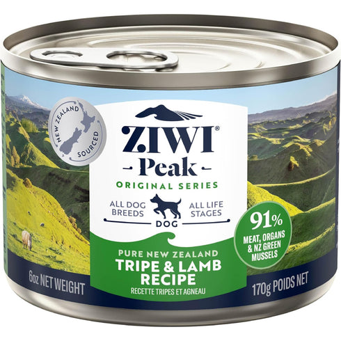 Ziwi Peak Tripe & Lamb Grain Free Wet Dog Food 6oz poudrefeed.com