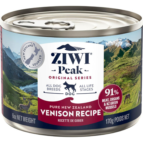 Ziwi Peak Venison Grain Free Wet Dog Food 6oz poudrefeed.com