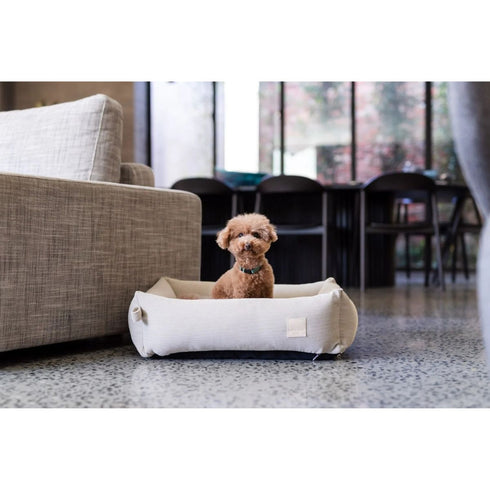 FuzzYard Life Bed Corduroy Bed Sandstone Small Poudre Pet & Feed Supply 4