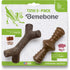 Benebone 2-Pack Maplestick Zaggler Durable Dog Chew Toys Bacon & Maplewood poudrefeed.com