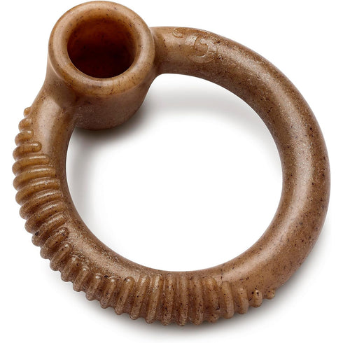 Benebone Ring Durable Dog Chew Toy Medium Bacon Flavor poudrefeed.com
