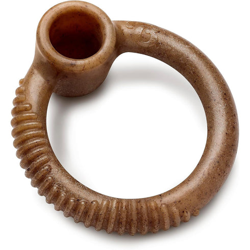 Benebone Ring Durable Dog Chew Toy Large Bacon Flavor poudrefeed.com