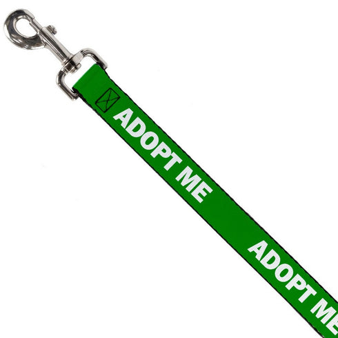 Buckle-Down Pet Quote Adopt Me Dog Leash 1/2' x 4' - Poudre Pet & Feed Supply